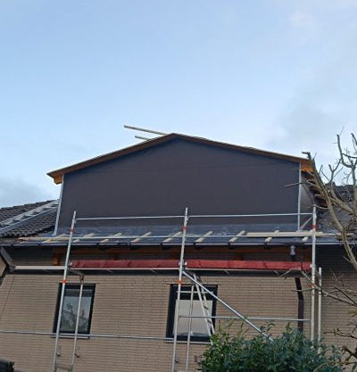 Neubau einer Gaube durch die Zimmerei Maschauer