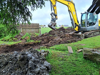 Erdbauarbeiten der Firma Erdbewegung Oliver Auffenbauer