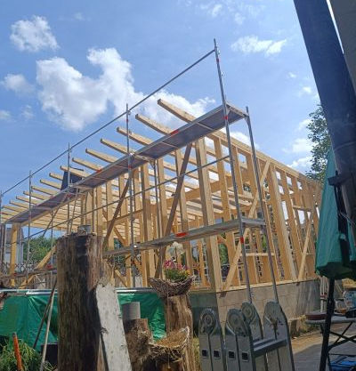 Holzrahmenbau der Zimmerei Maschauer