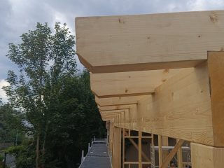 Dachbau der Zimmerei Maschauer