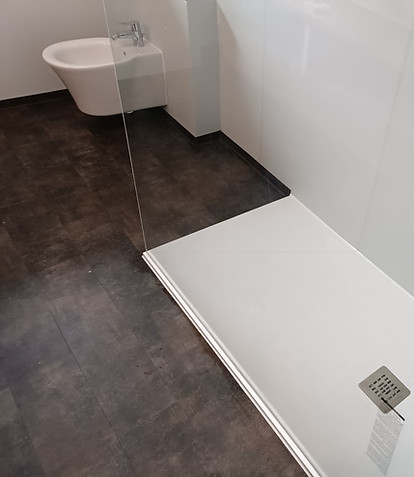 Dusche eingebaut von Kreativ-Bad Prommer