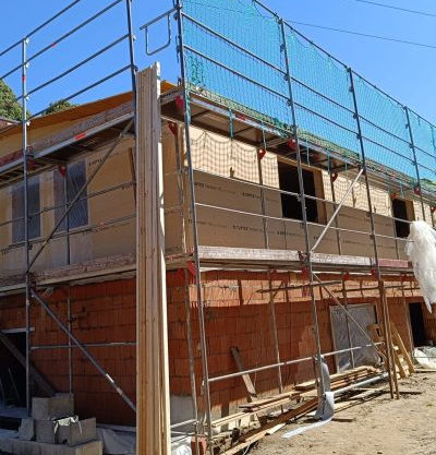 Anbau in Holzständerbauweise