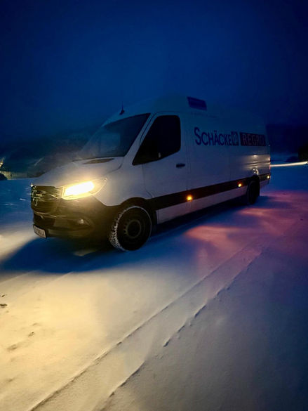 Lieferwagen von Michael Gebhart Transporte