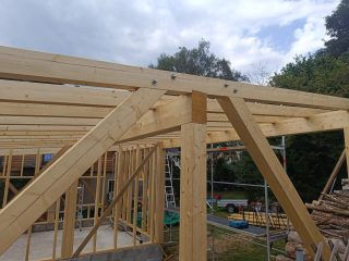 Holzbau der Zimmerei Maschauer