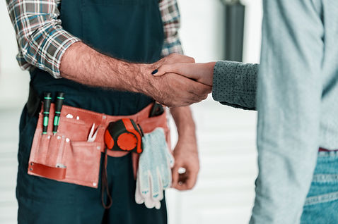 Installateur bei Kunde