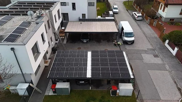 Solarkollektoren montiert von Elektro Timker