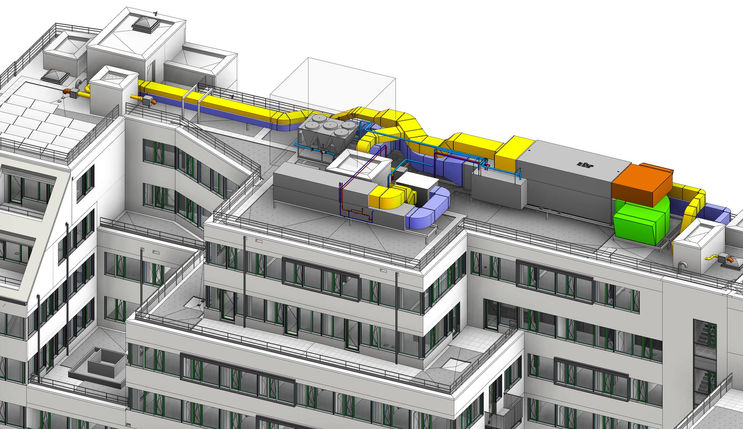 Gebäudetechnik-Plan der FKE GmbH