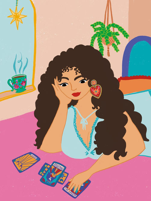 A drawing of the greek goddess of love, Aphrodite.