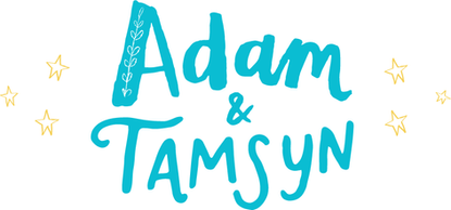 A 'wedding logo' design made with the couples names.