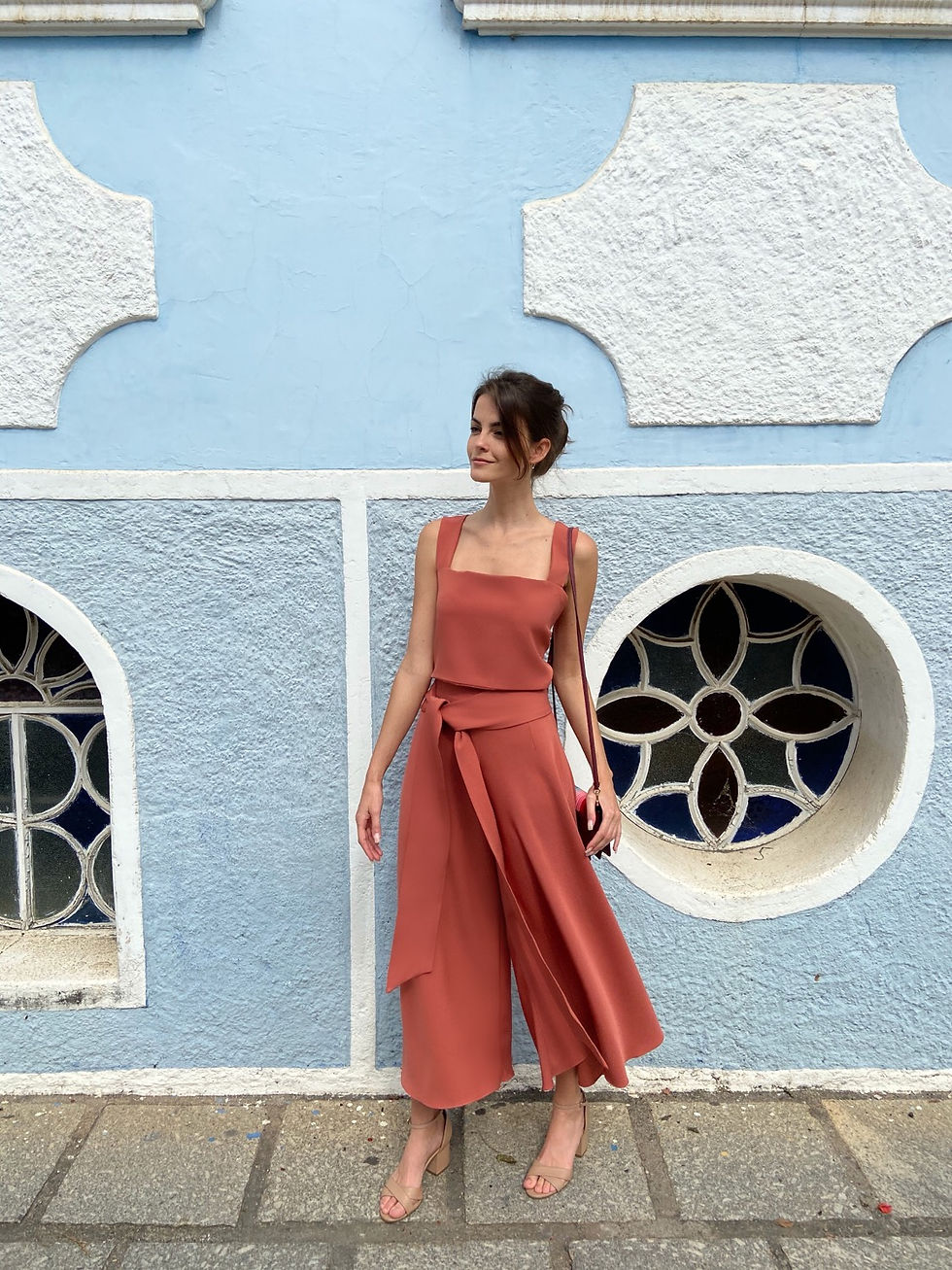 Miniatura: Pantalona Bossa das Amigas Telha