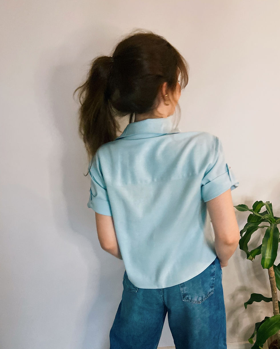 Miniatura: Camisa Buquê Amelie (com bordado)