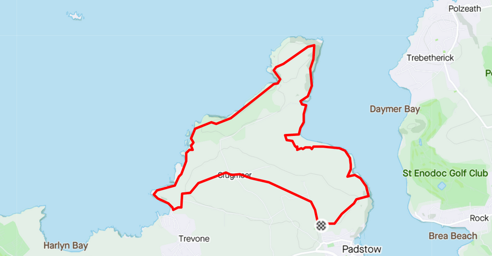 Run North Cornwall Padstow Route