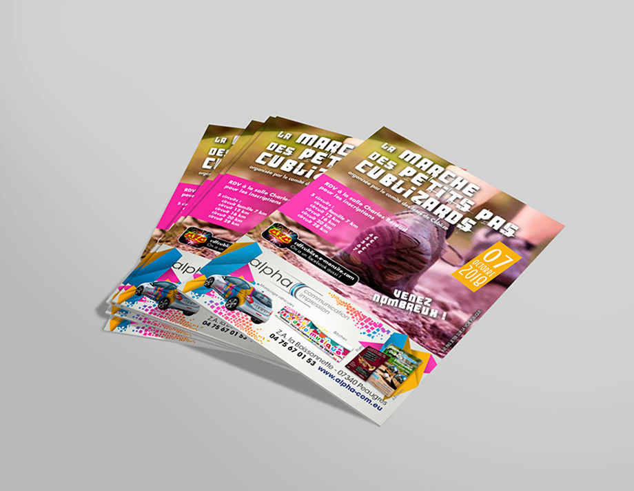 Flyer marche