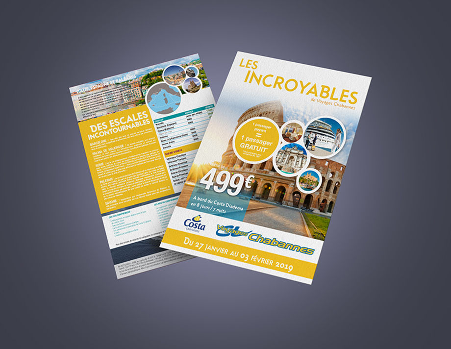 Brochure incroyable