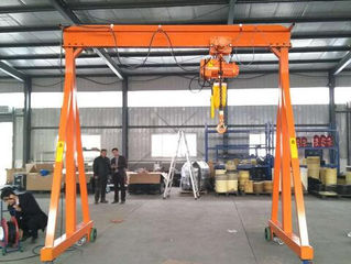 A Lower Cost Substitute For Heavy Equipment - The Portable Gantry Crane