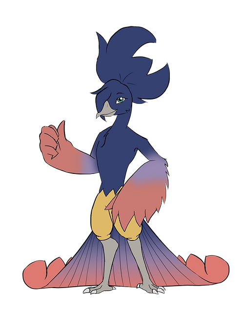 My mascot Miskazi the peacock