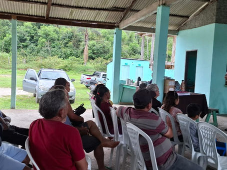 Cadastro na Associação de Moradores e Agricultores da Comunidade São José no Rio Preto Eva