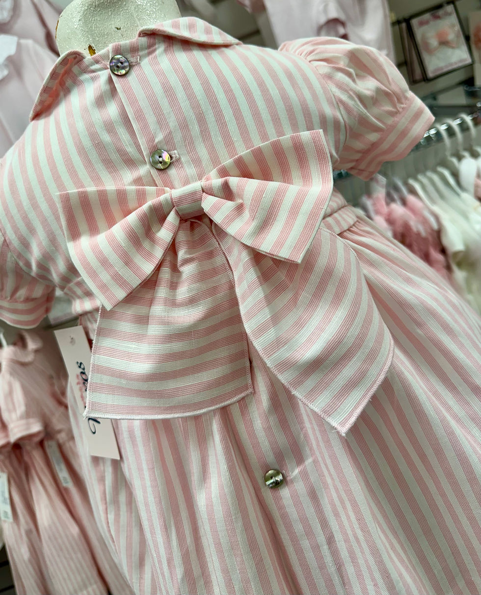 Thumbnail: Naxos Pink Stripe Dress 7726