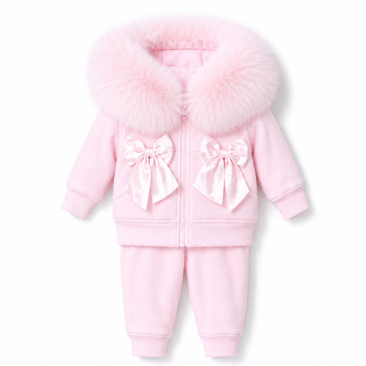 Eva Bella Pink Bow Two-piece
