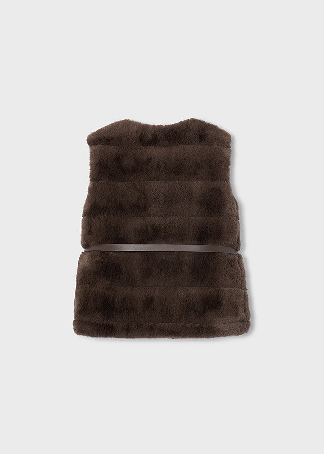 Thumbnail: Mayoral Brown Fur Gilet 4328