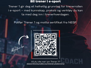 Trenerkurs i e-sport – Trener 1 og 2