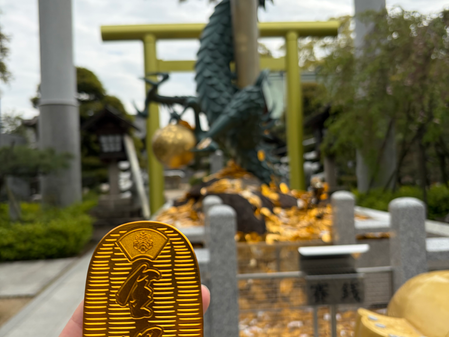 田村神社にお参り