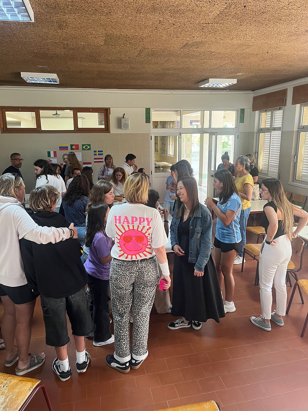 Lanche convívio: tema- “Interculturalidade” - Turma 6F - PLNM 