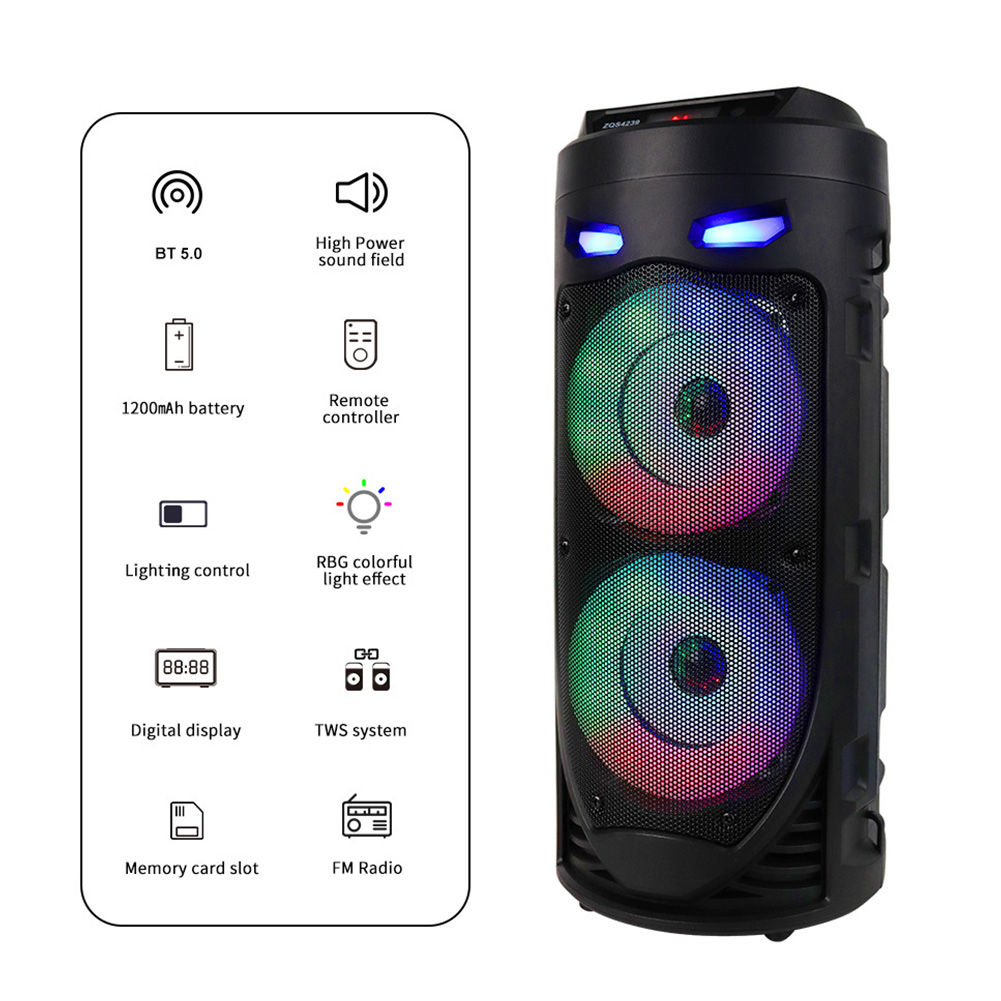 Miravila 25W HiFi Boombox – Wireless Bluetooth Speaker with Karaoke PA System