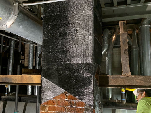 Brick Column Reinforcement