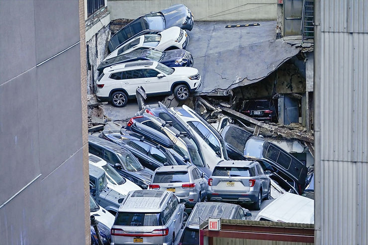 NYC parking garage collapse