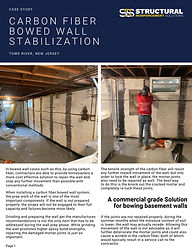 Bowed wall stabilization case study
