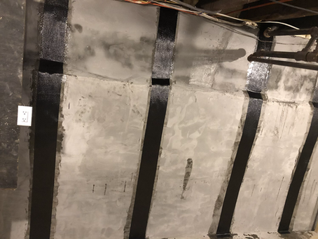 Fieldstone masonry wall repair