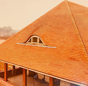 Technical roofing work on a roof replacement