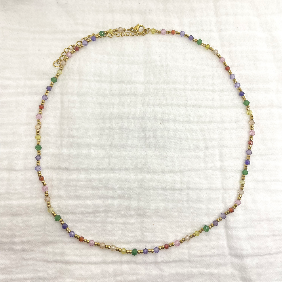 Miniature : Collier pierres