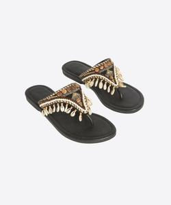 Thumbnail: Woodlands Flat Sandals