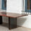 Thumbnail: Vintage Handcrafted 8 ft Long Copper Hammer Clad Patchwork Table W/ Copper Nails