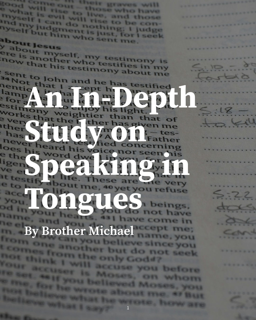 Speaking in Tongues