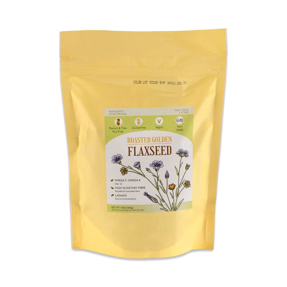 Roasted Golden Flaxseed 425g Belmont Health Foods