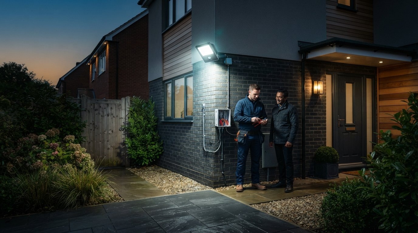 How to Install Outdoor Security Lighting: DIY or Electrician