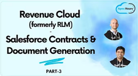 Introduction to Revenue Cloud - Salesforce Contracts & Document Generation