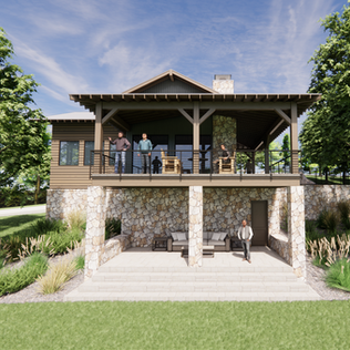 New Cabin retreat on expansive Texas property with golf course