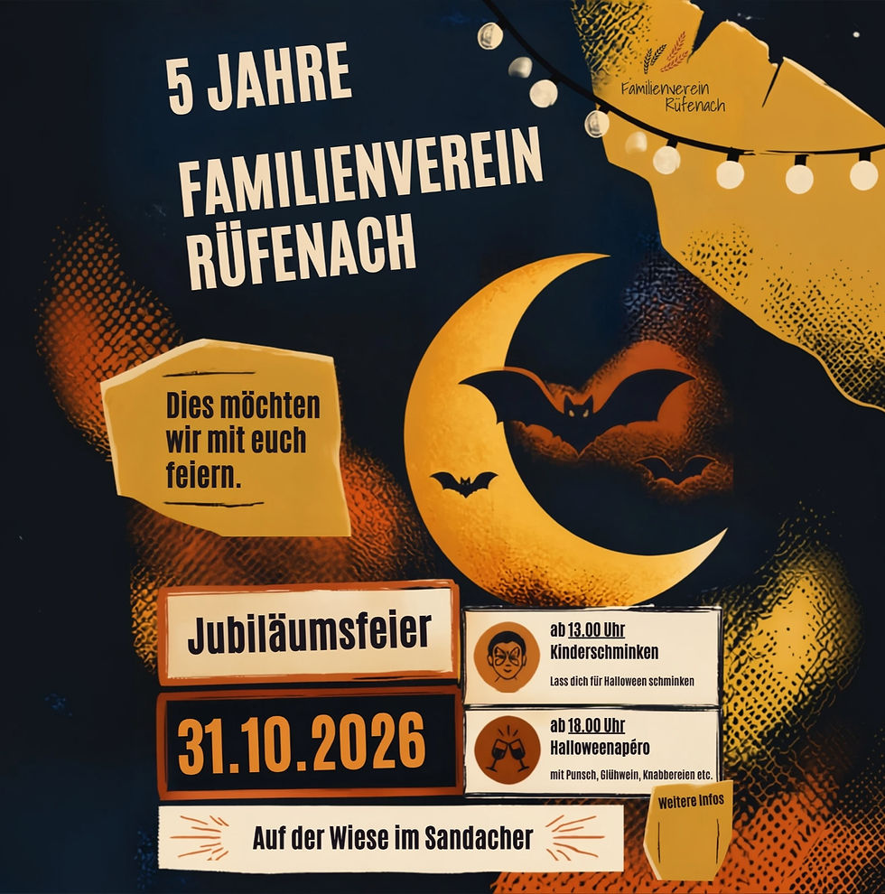 5 Jahre Familienverein Rüfenach- Halloween im Sandacher