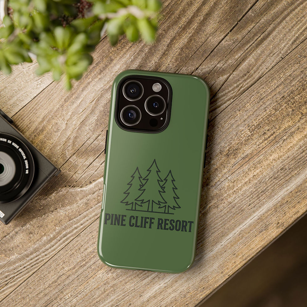 Thumbnail: Phone Case — Pine Cliff Resort Forest Logo (Green)
