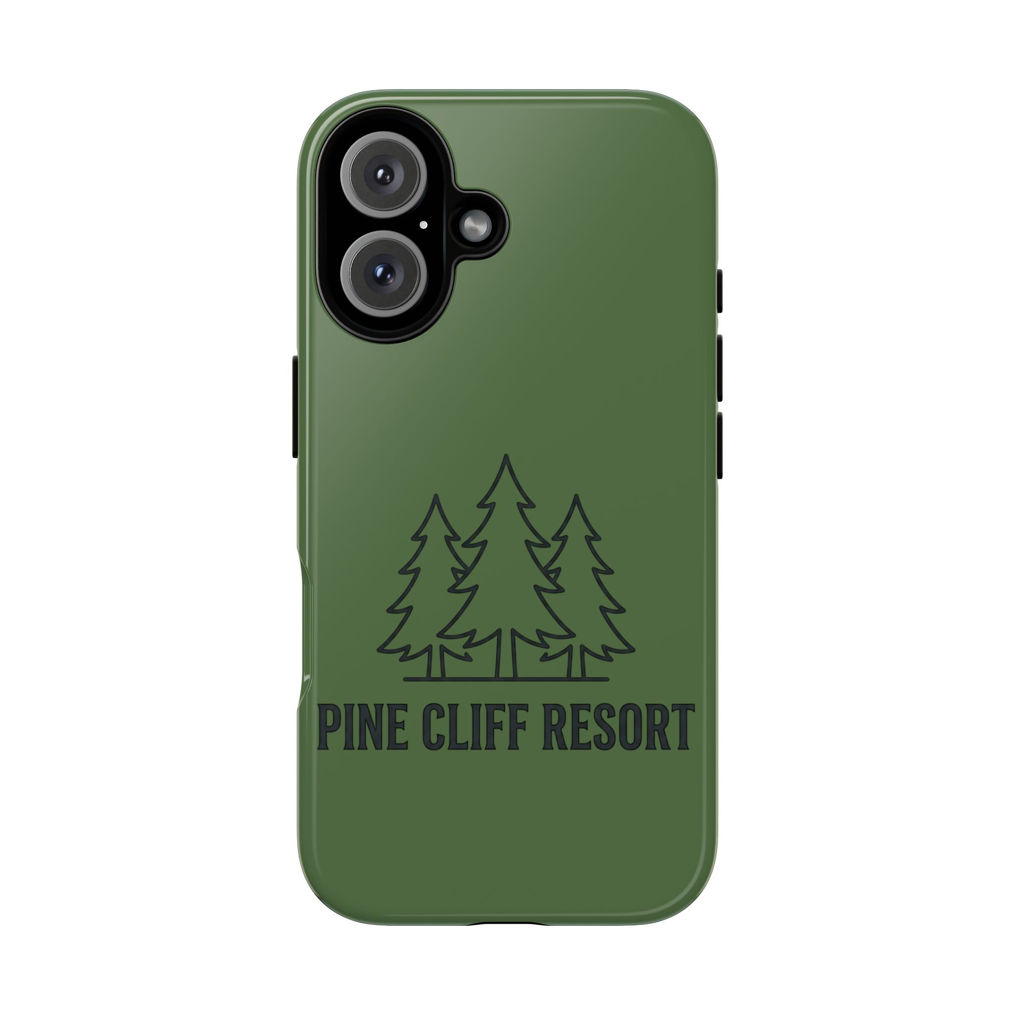 Phone Case — Pine Cliff Resort Forest Logo (Green)