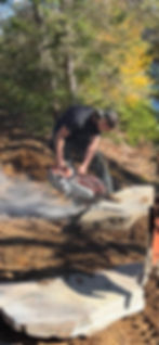 Cutting Granite Stone