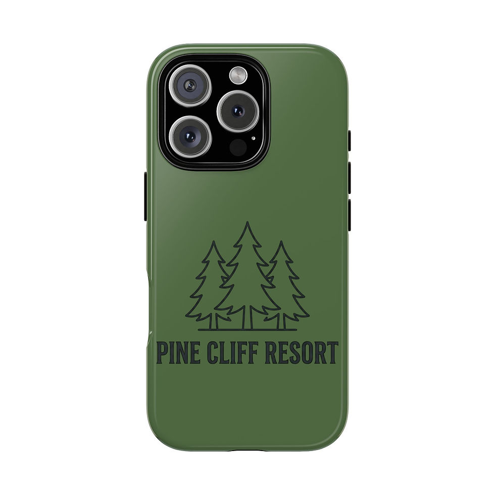 Thumbnail: Phone Case — Pine Cliff Resort Forest Logo (Green)