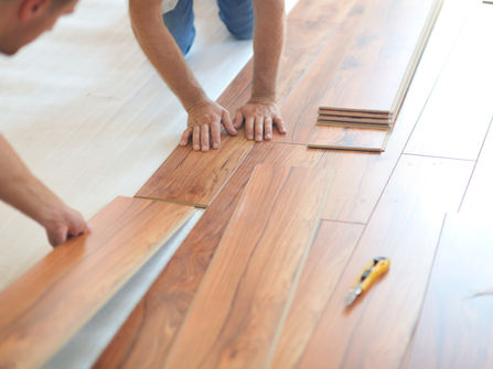 Installing laminate flooring