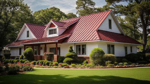 red metal roof material