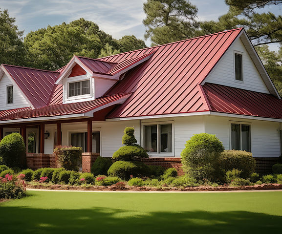 red metal roof material