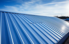 Metal sheet roofing on a commercial building..jpeg